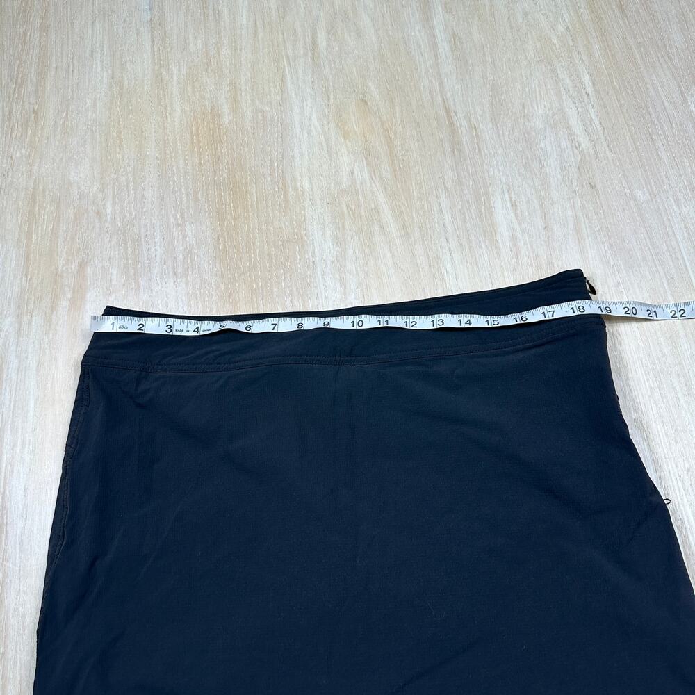 Athleta Black Jenner Athletic Stretch Zipper Detail Golf Tennis Gym Skort 14 - Picture 6 of 13
